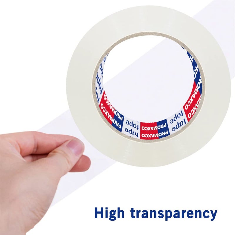 PROMAXCO Heavy Duty Packing Tape 6 Rolls, Total 390Y, Clear, 2.8 mil, 1.88 inch x 65 Yards, Ultra Strong, Refill for Packaging and Shipping - Image 3